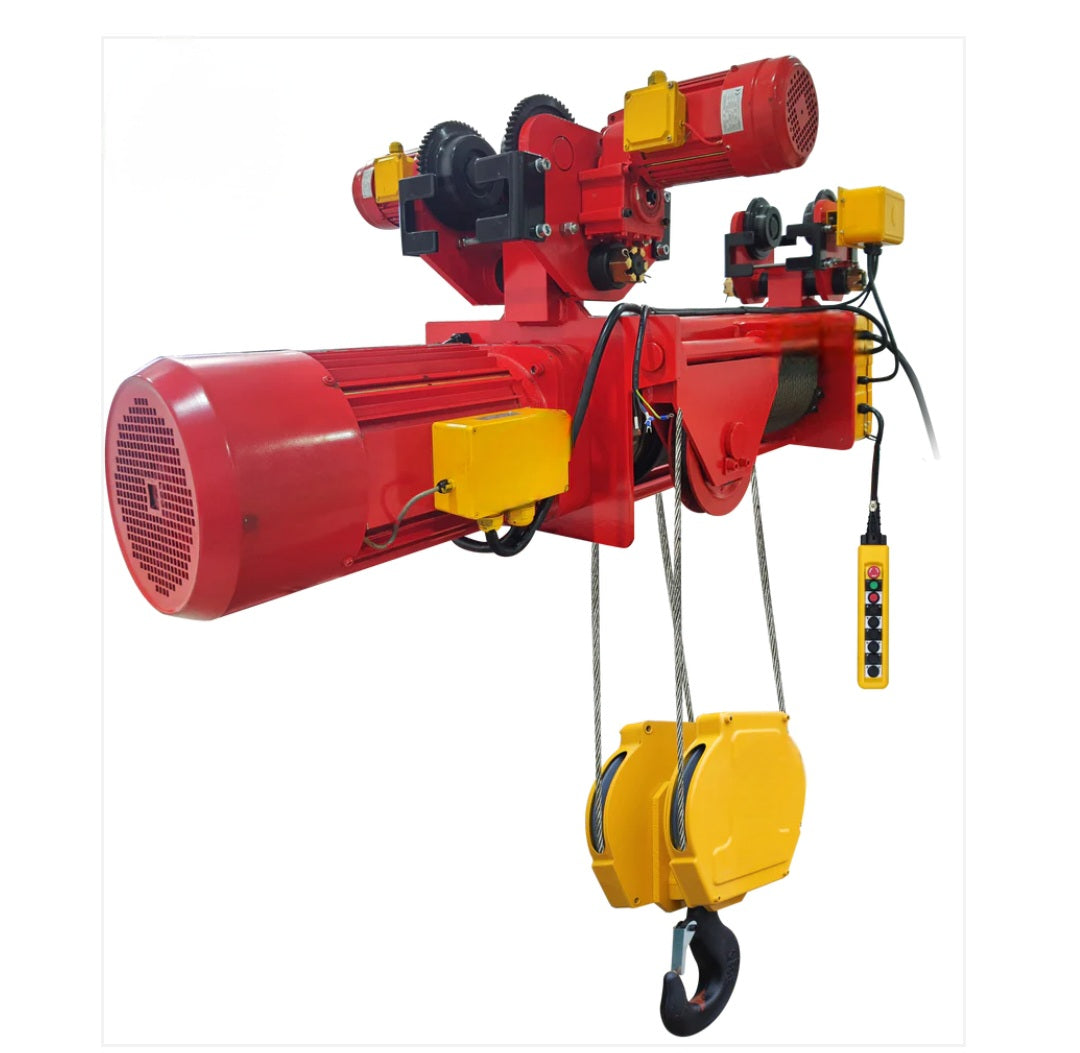 Talha Elétrica de Cabo de Aço c/ Trolley Elétrico – Linha Pro - Elevação padrão 9m