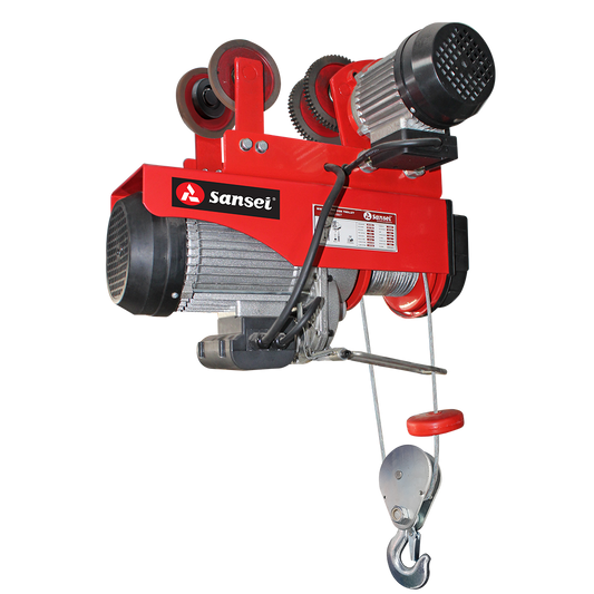 Guincho Elétrico de Cabo de Aço – Linha Mini 250kg a 990kg – capacidade de elevação 6m / 12m