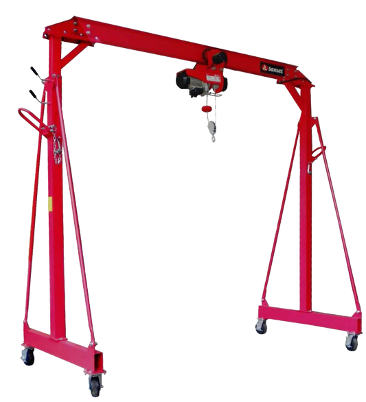 Pórtico Móvel p/ Talhas e Guinchos – 1.0Ton a 02Ton / largura e altura 2400mm - 2400~3600