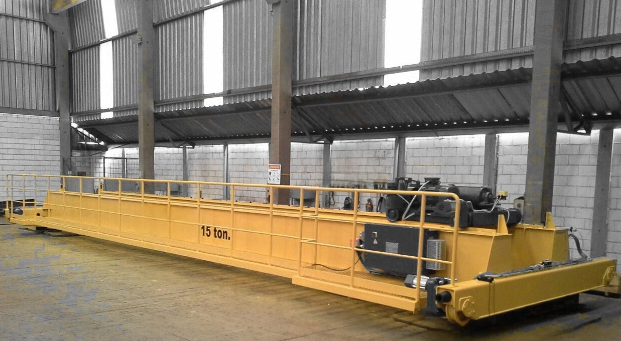 PONTE ROLANTE DUPLA VIGA CAP. 15 TON